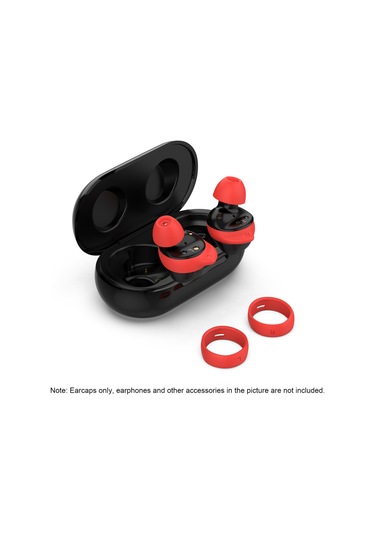 Xiyyadms Galaxy Buds İçin 8'li Silikon Kulaklık Ucu Değiştirme Seti - Kırmızı Renkli Aksesuar Kırmızı