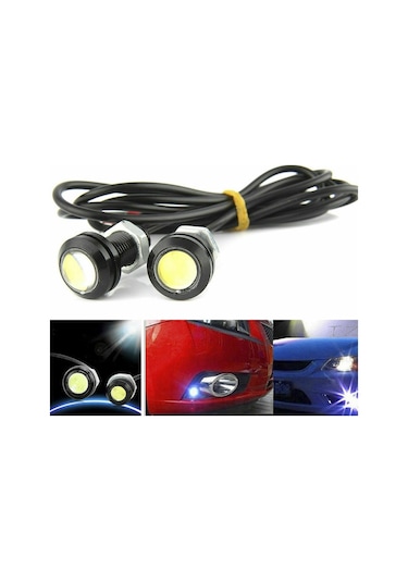 Kartal Gözü Led Gündüz Farı Ayna Altı Led Beyaz Renk 1 Çift