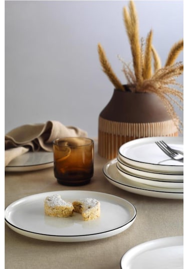 Kütahya Oslo 7 Parça Pasta Seti Krem