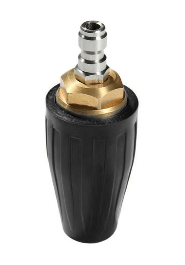 Baskı Yıkayıcı İpuçları Turbo Memesi 4000psi Maks Dönme Baskı Yıkayıcı Memesi 1/4'' Hızlı Bağlantı İle Reklam Kabuğunu Pasından Kaldırmak İçin