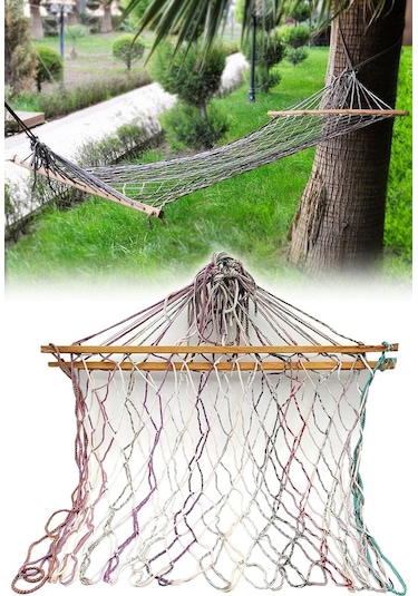 Örgü Hamak, Tek Kişilik Hamak Salıncak 190X95Cm