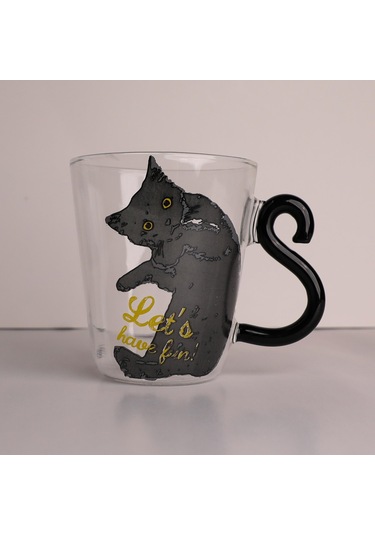 Kedi Tasarımlı Kupa Bardak-1928
