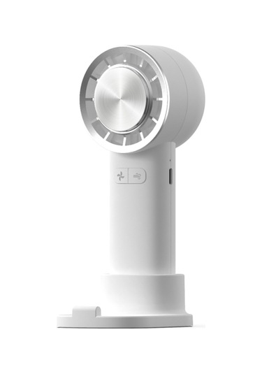 Springsun Usb Şarjlı Taşınabilir El Tipi Mini Fan 3 Hızlı Soğutucu Masa Telefon Standı Sarı