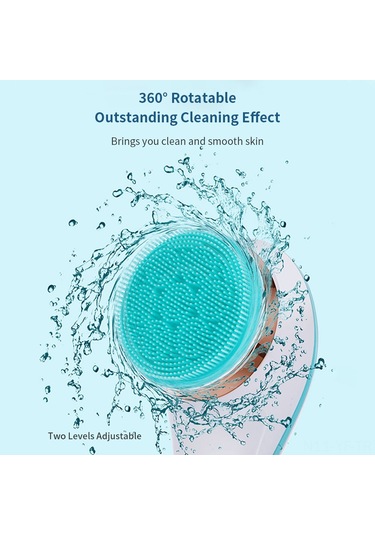 Yifomall Pink Elektrikli Banyo Fırçası: 4 Farklı Başlı, 2 Hızlı, Uzun Kolu, Ipx7 Su Geçirmez, Vücut Temizleme Ve Masaj Ae-8382 Çok Renkli