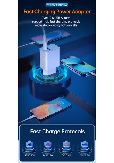 Maiyame Romoss Ac30t Beyaz Seyahat Şarj Cihazı - Hafif, Kompakt Ve Güçlü, Soket İçeren Dışarıda Kullanıma Uygun