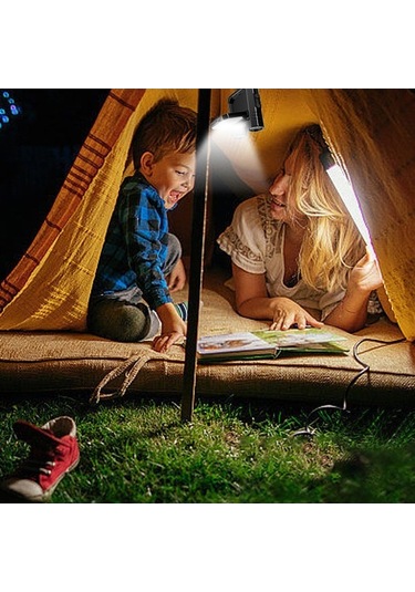 Novahub Gece Yürüyüşleri İçin Çok Fonksiyonlu Usb Şarjlı Abs Kafa Lambası, Kırmızı Mavi Uyarı Işıklı Siyah Led Kafa Lambası Siyah