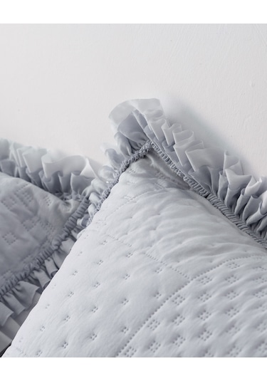 Madame Coco Medus Çift Kişilik Yatak Örtüsü - İndigo Indigo