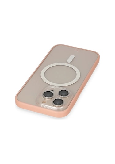 Apple, Uyumlu iPhone 14 Pro Kılıf Grand Magneticsafe Kapak - Pembe