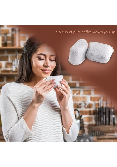 Ulzyvf Keurig Kahve Makinesi İçin 12'li Aktif Karbonlu Su Filtresi Paketi Beyaz Beyaz