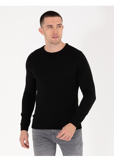 Pierre Cardin Erkek Siyah Kazak /triko 50270179-vr046 Siyah