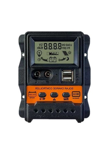 Fastbuy 20a Güneş Şarj Regülatörü, 2x 5v Usb, 12v/24v Pwm, Lcd Ekranlı, Otomatik Parametre