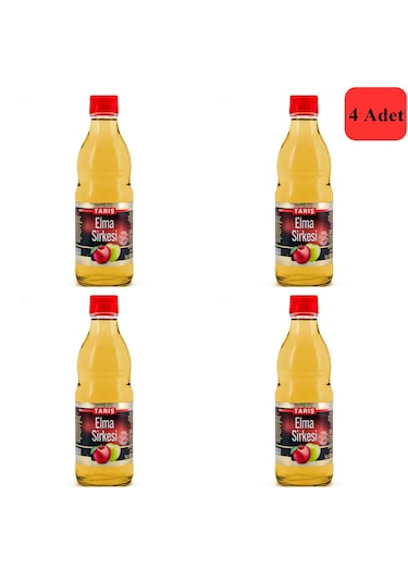 Elma Sirkesi 500 Ml Cam 4 Adet