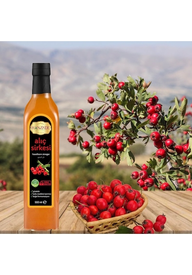 Hanzade Bitkisel Alıç Sirkesi 4 x 500 ML