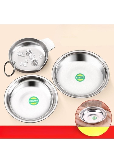 Suntek 3x Mini Ölçekli Tepsi Toz Sıvı Kuyumcu Malzemeleri Gümüş