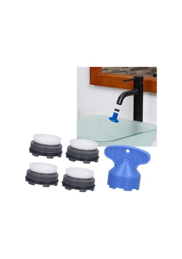 Yaozixa M24mm Dahili Iğne Fişi Musluk Aeratörü, Paspaslı, Su Darbeini Yumuşatır, Spreyi Önler, Mutfak/banyo İçin Uygun