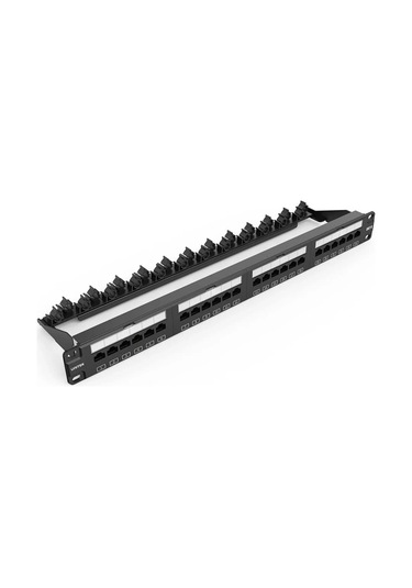 Teknoteg - Unıtek Cat6 Utp 24 Port Rj45 Patch Panel T003a