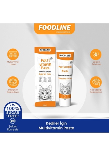 Foodline Multivitamin Malt Macun 100 Gr Bağışıklık Destekleyici