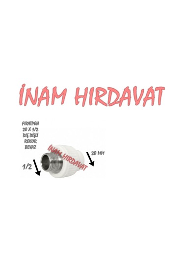 20X1-2 Diş Dişli Rekor - Firatpen Beyaz