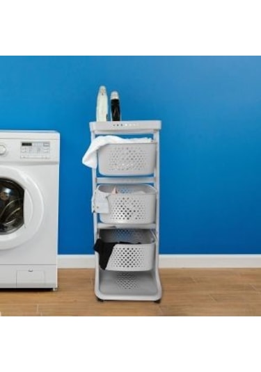 Üç Katlı Organizer Sepet - Sebzelik COSTP749G