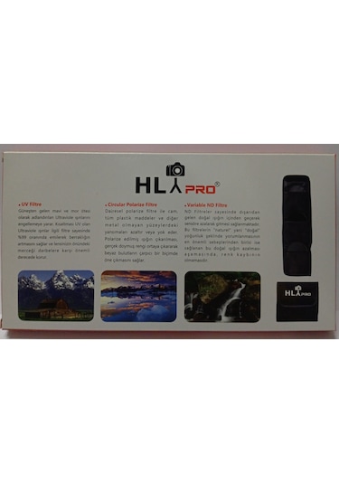 Hlypro 58 MM 3'lü DSLR Filtre Seti