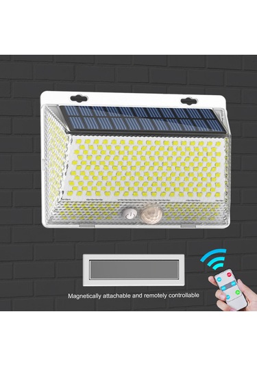 Singree 328 Led Güneş Enerjili Dış Mekan Duş Aydınlatma, Su Geçirmez Ve Uzaktan Kumandalı Sensörlü Duş Lambası