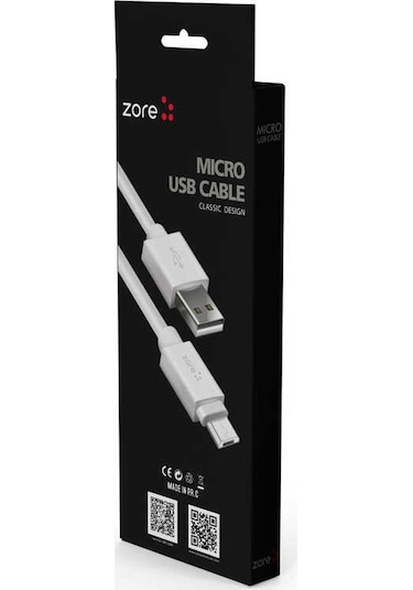 Mobilteam Beyaz Z-40 Micro Kablo