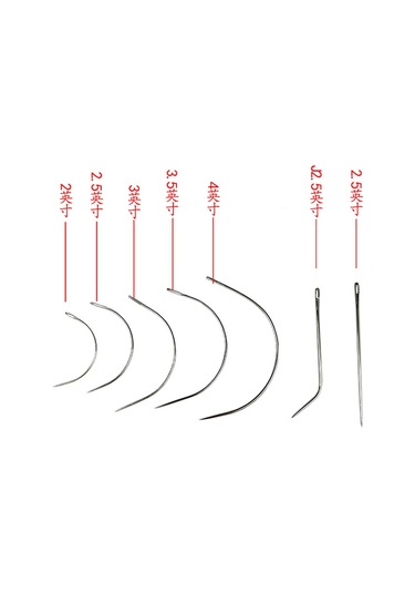 Ctipi Saç Pinjtype Saç Pinc-tipi Peruk İğnesiperuk İğnesi Büyük Kafa Saç Uzatma İğnesi Büyük Delik Kavisli İğne