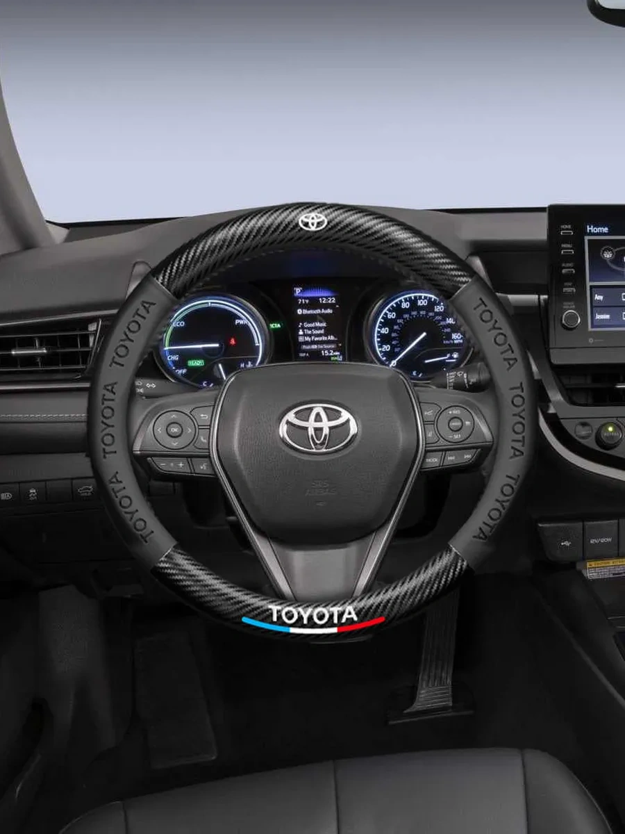 Kitsy Toyota Corolla Camry Land Cruiser İçin Direksiyon Kılıfı 302381032 Siyah