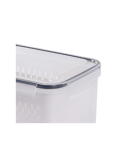 Suntek Magideal Buzdolabı Süzgeçli Saklama Kabı Beyaz