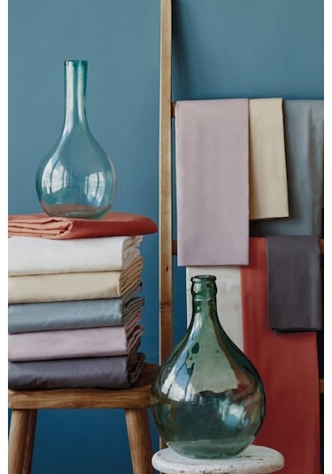 İssimo Ranforce Simply Fitted Çarşaf 120 200 Cm Ekru - Ekru