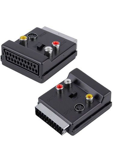 Scart Erkek Di Şi - Rca - S-vi Deo Anahtarli Çi Ft Yönlü Av