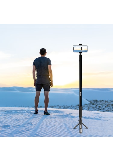 Insta360 One Rs / X2 / X3 / X4 Siyah İçin Puluz 3m Metal Selfie Stick Monopod Diğer