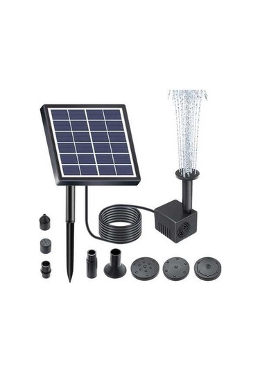 Pazly 1.5w 160l/h Güneş Enerjili Su Fıskiye Pompası - Solar Bahçe Pompası