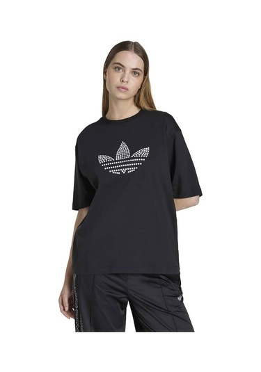 Adidas Pearl Tee Kadın Siyah T-shirt Kc7861