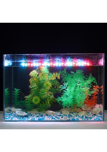 Konesam Akvaryum Işıklandırma Lambası, Led Deniz Canlıları Aydınlatma, Parlak Renk Artırıcı, Denizel Peyzaj Işıldatıcı, 10 Led, 4w, Avrupa Standartı Szd-q20cf Beyaz