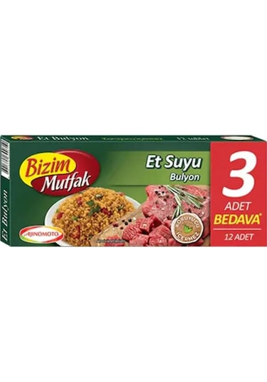 Bizim Mutfak Et Suyu Bulyon 3 x 120 G