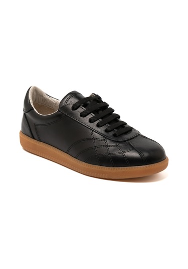 Sneaker Günlük Kadın Mar-25y-072-ottavıa John May Siyah Cilt Siyah