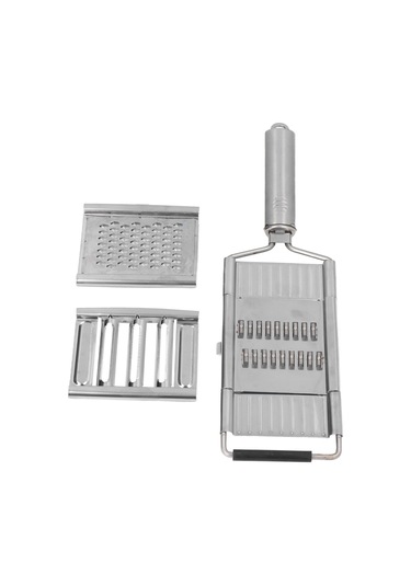 Geeroyoo Ev Kullanıma Uygun 3'lü Çelik Bıçaklı Sebze Ve Meyve Dilimleyici, Kesici, Rendeleyici 3'ü Bir Arada Güvenli Mutfak Aleti Diğer