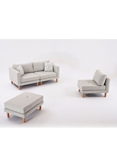 Armin Akıllı Köşe Koltuk Takımı & Modern Modüler Yataklı Köşe Takımı - Bordo