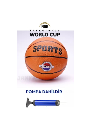 7 Numara Basketbol Topu,basket Topu Ve Pompa Şişirme Iğnesi