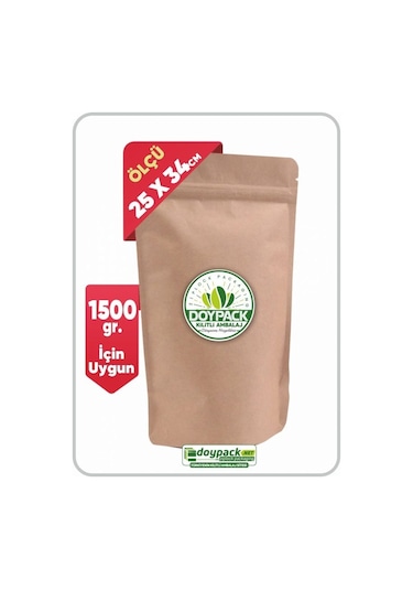 Doypack Kraft Alüminyum 25 x 34 CM 2000'li