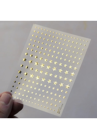 Yıldız Ay Aşk Kalp Kolye Kavisli Çizgi Ark Sıcak Damgalama Retro 5d Nail Art Etiketler Dekorasyon Yapışkanlı Manikür Çıkartmaları Dıy Karpuz Kırmızı