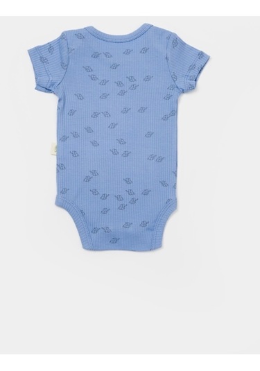 Organik Modal Fil Baskılı 2 Li Kısa Kollu Badi 001