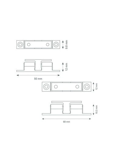Canex Bilyalı Pirinç Çıt Çıt 10 Adet Gri