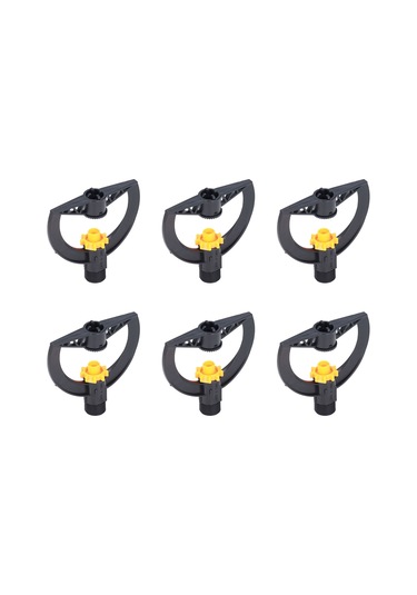 Shineyee 6 Adet G3/4 Dış Dişli Sulama Başlığı - Su Tasarruflu, Doğru Sulama, Tarlalar, Bahçeler, Seralar İçin Dayanıklı Plastik Malzeme