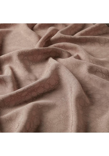 İpekevi Monogram Şal - 4356 Puslu Leylak