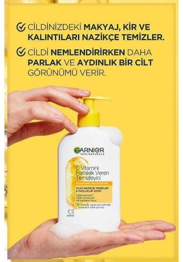 Garnier C Vitamini Parlaklık Veren Temizleyici 250 ML