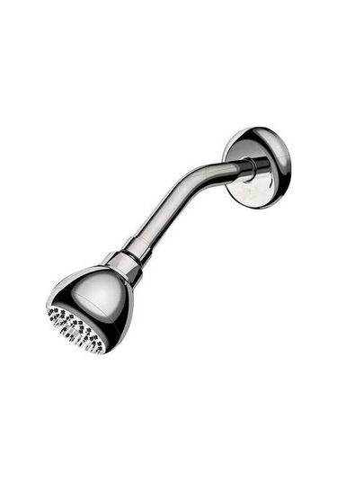 Bosphorusboutique02 Lebıhmurah Bf1582 Gümüş Yüksek Basınçlı Duş Başlığı, 3 İnç, Tıkanma Önleyici, Sızdırmaz, Krom, Döndürülebilir, Komforlu, Şık Banyo Ekipmanı Gümüş