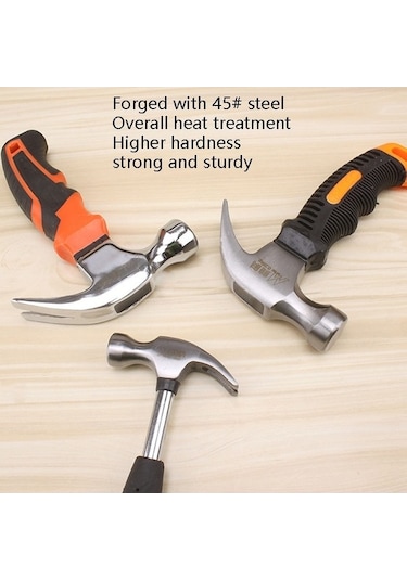 Pazly Mini Mytec Çekiç Pençe Çekici, Ev Kaçış Çok Fonksiyonlu Donanım, Parlak, 16x7 Cm, 160g