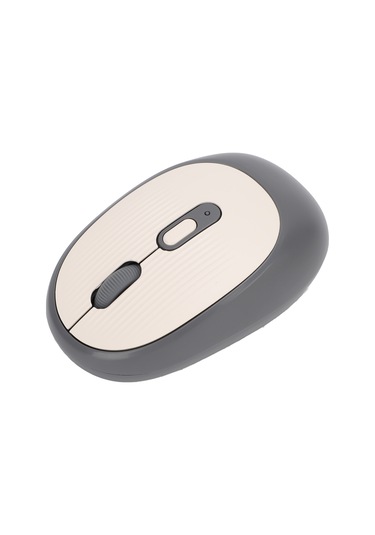 Yuntech01 W300 Kablosuz Fare - 2.4g+bluetooth, 800/1600/2400 Dpı Ayarı, Ultra Sessiz, Chromebook/laptop/pc/mac Uyumlu, Taşınabilir Optik Fare, Star Gri